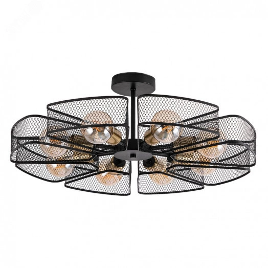 Люстра Подвесная Arte Lamp MAASYM A7044PL-8BK 8*E27 Металл Чёрный