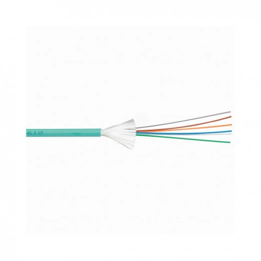 Кабель оптоволоконный OM4 - многомодовый - внутренний/наружный - с плотным буфером - 4 волокна - LSZH