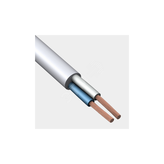 Провод ПВС 2х4 белый ТРТС