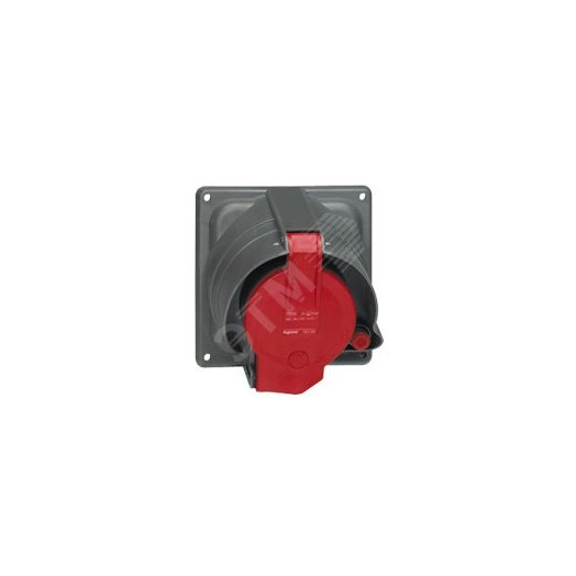 Розетка встраиваемая IP44 3К+З 400v 63А Hypra Pr