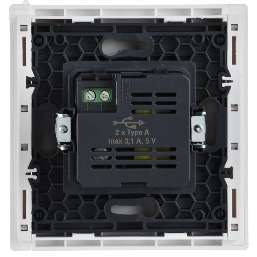 FORTE&PIANO Розетка USB A+A 3,1А FP249 белый IEK