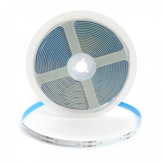 Лента светодиодная LEDх320/м COB 5м 8w/m 24в синий