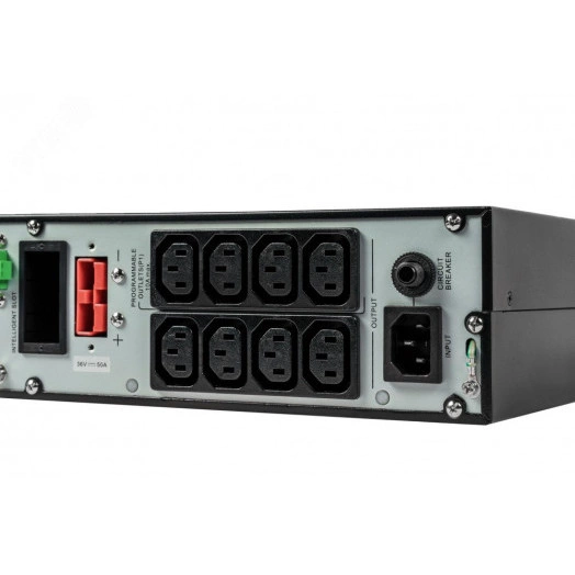 Источник бесперебойного питания Online SRTSE 1500 ВА/1500 Вт 1/1 2 мин 58 сек Tower/ Rack 8хIEC 60320 C13 + 4хIEC 60320 C13 (Программируемые выходные розетки) USB, RS-232, SNMP, Intelligent Slot, коннектор подключения батареи