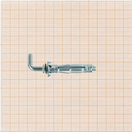 Анкер для листовых материалов с L-обр. крюком MULTI PRO оцинкованный 6/13 мм (2 шт.)