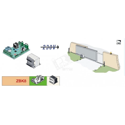 Плата блока управления ZBK-8 (арт)