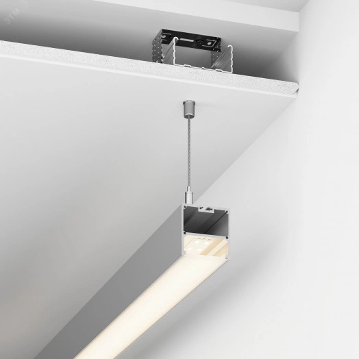 Профиль SL-LINE-5050-LW-2000 ANOD BLACK (Алюминий)