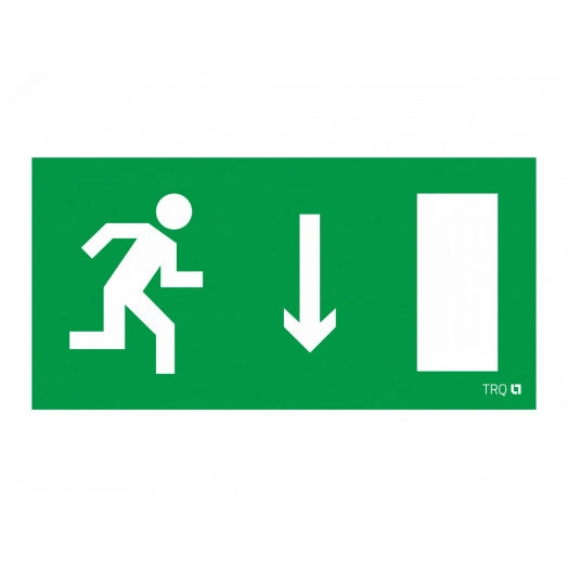 Указатель двери правосторонний (260x117) белый oracal URAN STANDARD ПЭУ 092