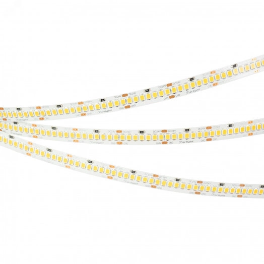 Лента UL-A252-10mm 24V Warm2700 (11 W/m, IP20, 5m) (Arlight, 7 лет)