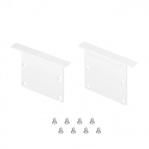 Заглушка LINIA49-F-S WHITE глухая (Arlight, Металл)