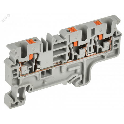 Колодка клеммная CP-MC 3 вывода 4мм2 серая IEK