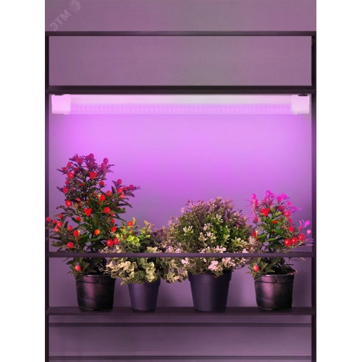 Светильник для растений, фитолампа светодиодная линейная FITO-24W-RB-N красно-синего спектра 24 Вт