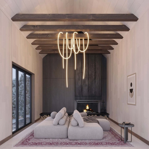 Лента герметичная MOONLIGHT-TOP-A336-D18мм 24V Warm2300 360deg (14.4 W/m, IP65, 2835, 5м, wire x1) (Вывод кабеля прямой)