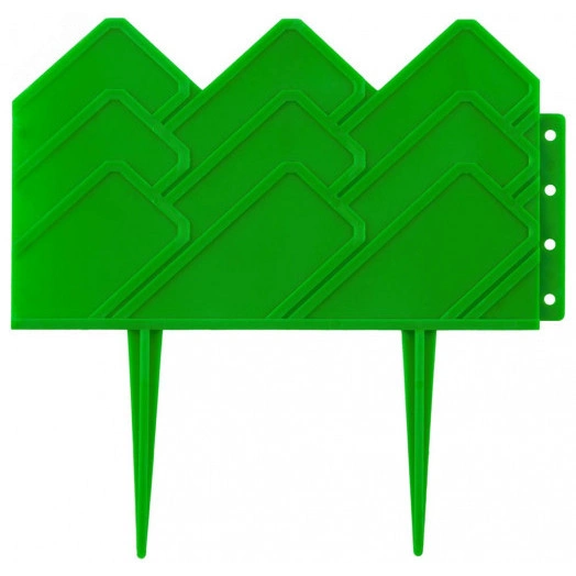 Бордюр декоративный для клумб, 14х310см, зеленый