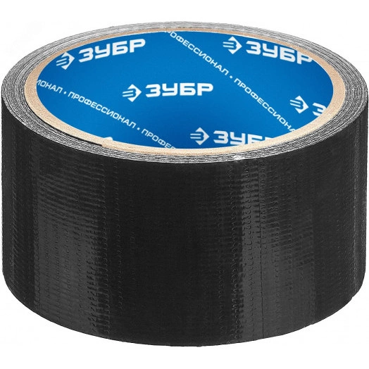 Лента армированная, Профессионал 12096-50-10, универсальная, влагостойкая, 48мм х 10м, черная