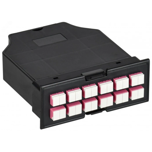 Модуль оптический для универсальной панели UP. OM4. 6xLC-Duplex