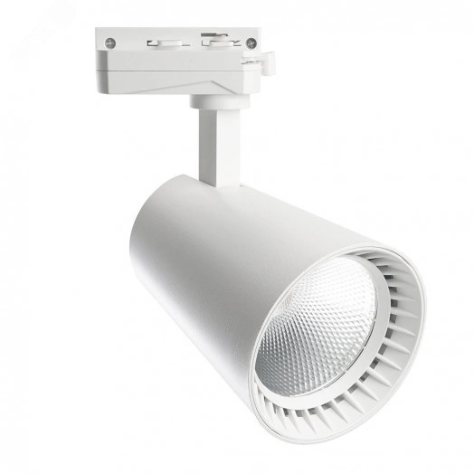 Светильник светодиодный трековый на шинопровод ДПО-30w 4000К 2700Лм белый