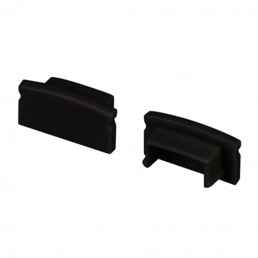 Заглушка LINE-1708 BLACK глухая (пластик)