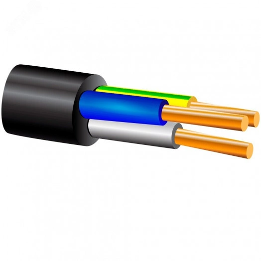 Кабель силовой ВВГ 3х10ок (N, PE) - 0.66 ТРТС