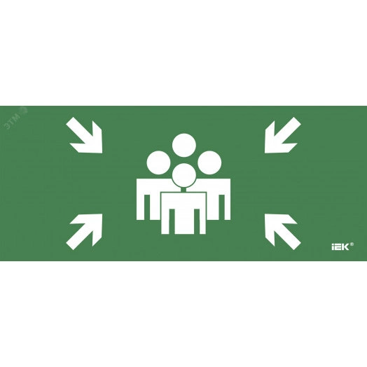 Этикетка самокл. 330х140мм Место сбора IEK