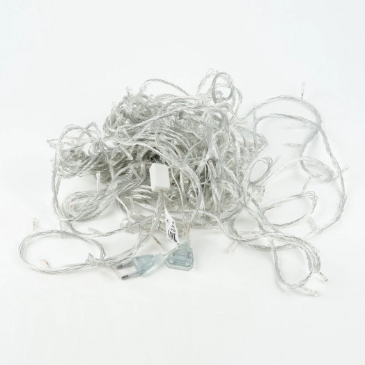 Гирлянда светодиодная 25м Соединяемая 225 светодиодов Разноцветный свет Провод прозрачный ULD-S2500-225/STK MULTI IP20