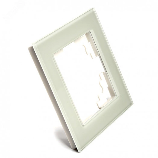 Рамка одноместная, Катрин, стекло, дымчатый Stekker