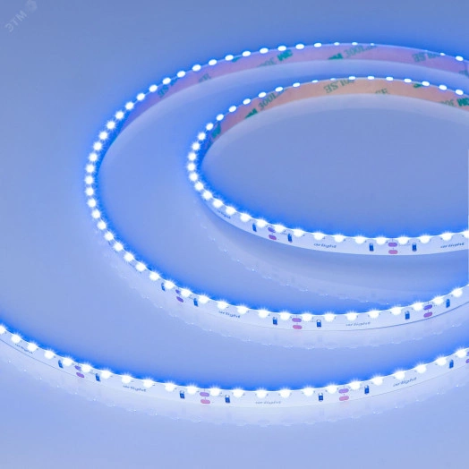 Лента RS-S120-8мм 24V Blue (9.6 W/m, IP20, 3014, 5м) (боковое свечение)