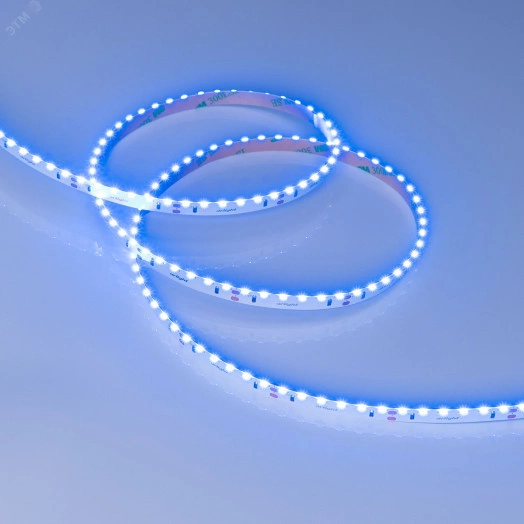 Лента RS-S120-8мм 24V Blue (9.6 W/m, IP20, 3014, 5м) (боковое свечение)
