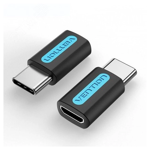 Адаптер переходник USB Type C M на USB 2.0 micro B F, контакты никелированные