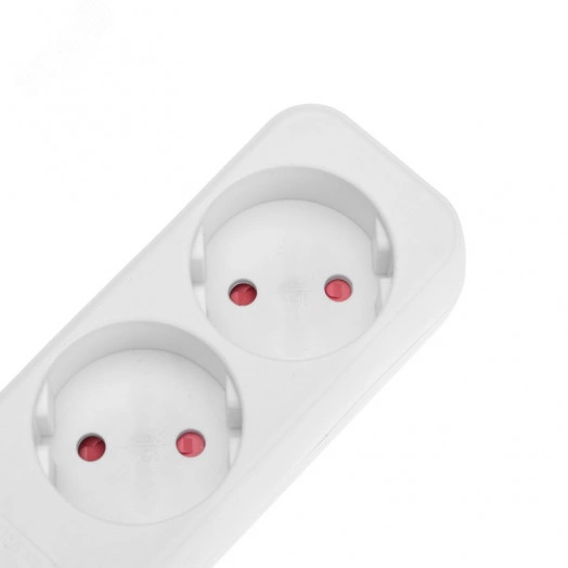 Удлинитель STANDARD 3 гнезда, 1,5 м, 2х1,0 мм2, б/з, белый