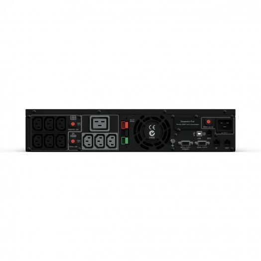 Источник бесперебойного питания Rackmount Line-Interactive 3000VA/2700W 9 IEC-320 С13 1 IEC C19 розеток USBиSerial RJ11/RJ45 SNMPslot LCD дисплей