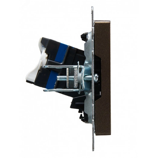 BRITE Розетка компьютерная RJ45 кат.6 РК11-БрТБ темная бронза IEK