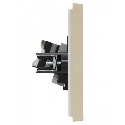 FORTE&PIANO Розетка двойная RJ11+RJ45 кат.5E FP435 ваниль IEK