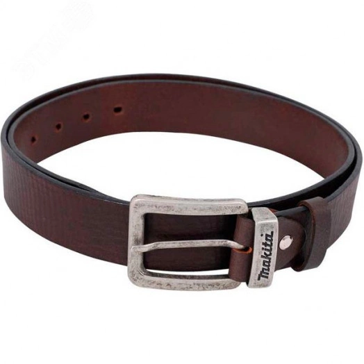 Ремень кожаный коричневый, размер M
