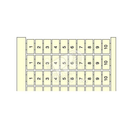 Маркировка вертикальная RC610 (1...100)