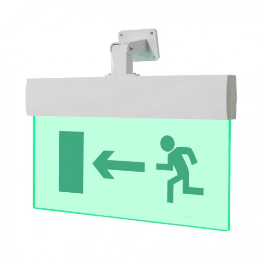 Оповещатель световой М-12-УЛЬТРА Человек влево стрелка в дверь (универсальное крепление)
