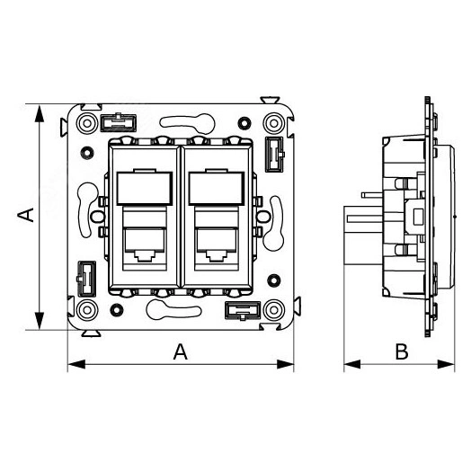 Зажим для присоединения шины до 50 мм