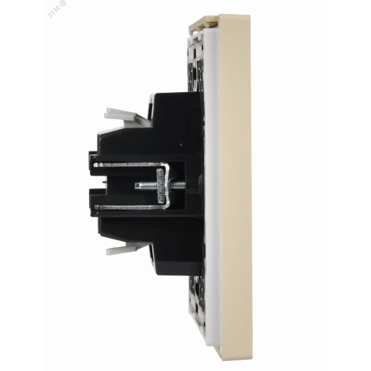 FORTE&PIANO Выключатель 1-клавишный самовозвратный 10А FP410 ваниль IEK