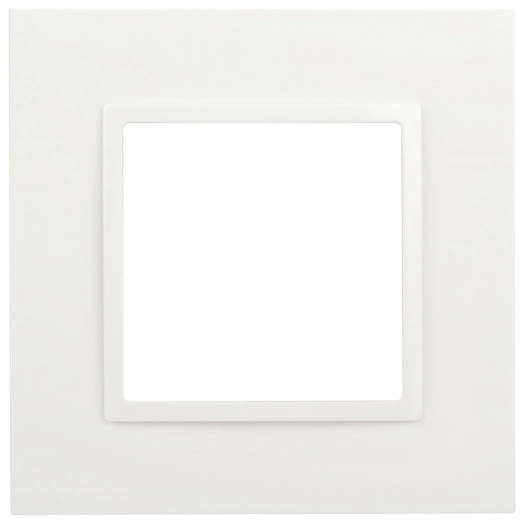 Рамка для розеток и выключателей Elegance 14-5011-01 Classic, на 1 пост, белый