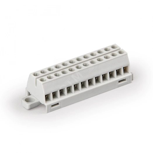 Клеммный блок Compact 12-полюсный с защитой проводов, Cu 1.5 мм , 450 В