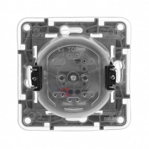 ETIKA Переключатель IP44 белый 10АХ