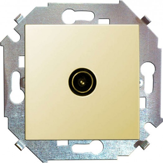 Механизм розетки TV СП Simon15 одиночная сл. кость Simon 1591475-031
