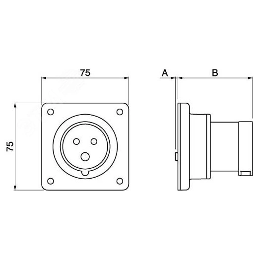 Крышка на ответвитель-переходник TDSR 400/200 в комплекте с метизами и пластинами PTCE