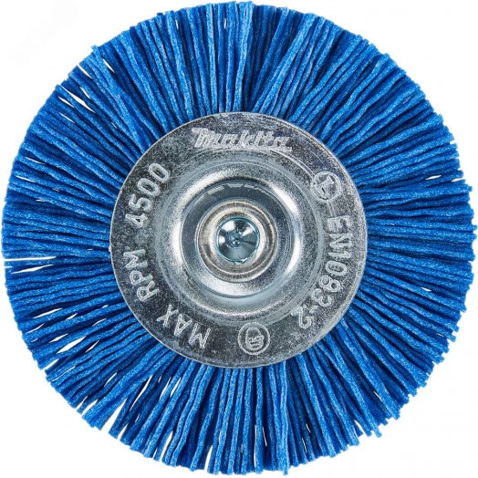 Щетка нейлоновая дисковая (d63 мм, синяя, G240, 6 мм)