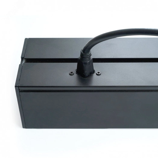 Светильник светодиодный ДПО-72вт 6500К 8640Лм линейный рассеиватель матовый в алюминиевом корпусе черный