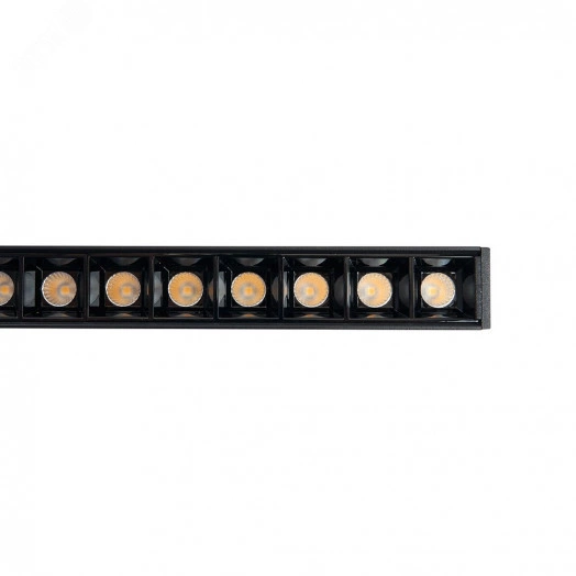 Светильник светодиодный трековый магнитный на шинопровод ДПО-24w 4000К 2160Лм 48v черный