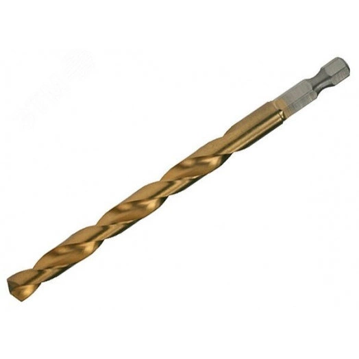 Сверло по металлу HSS-TiN 4,2x43x95, 1/4''