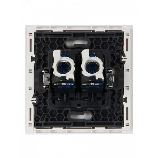 FORTE&PIANO Розетка компьютерная двойная RJ45 кат.6 FP234 белый IEK