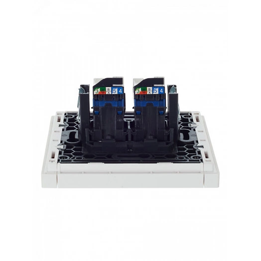 FORTE&PIANO Розетка компьютерная двойная RJ45 кат.6 FP234 белый IEK