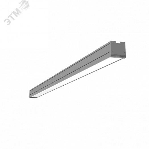 Светильник светодиодный Mercury Pro накладной 15 Вт 4000 К 1010х65х65 мм IP54 RAL7045 серый муар с рассеивателем опал DALI