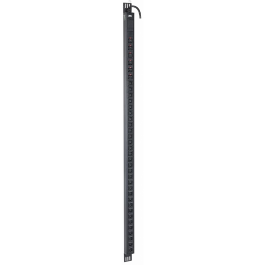 Блок розеток PDU вертикальный. 42U 32А 30 розеток C13. 6 розеток C19 кабелем 3м IEC60309